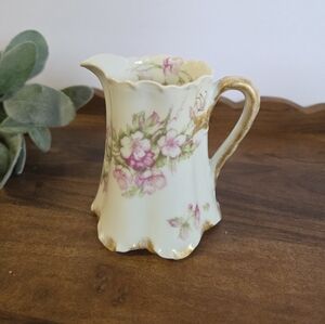 Antique Petite Floral Creamer by Haviland & Co Limoges Circa 1889-1931